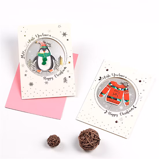 사용자 정의 종이 인사말 카드 다채로운 인쇄 초대 카드 감사 카드 고품질