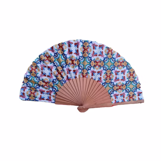 여성 결혼식을 위한 개인화된 중국 수제 공예 해바라기 나무 손 팬